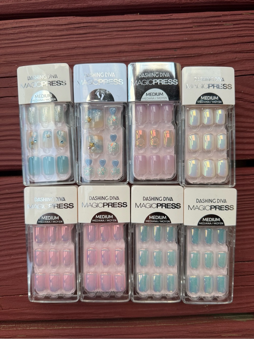 Dashing Diva MagicPress Medium Press-On Nails - Pastel Assorted Set
